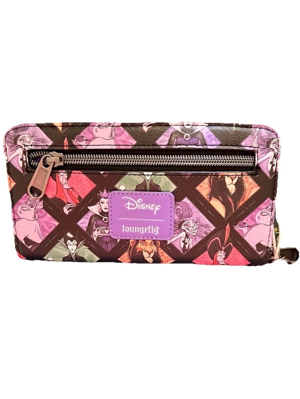 Loungefly Disney Villains Tech Wallet New